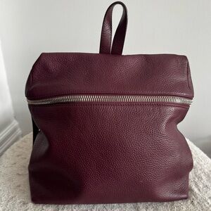 Burgundy Backpack Purse